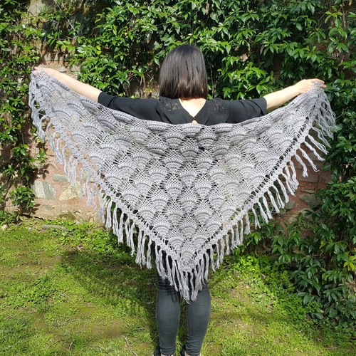 Crochet shawl wrap knit - crochet,