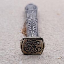 Antique Silver Engraved Wax Seal