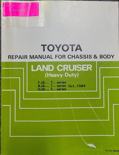 Toyota land cruiser manual - toyota,
