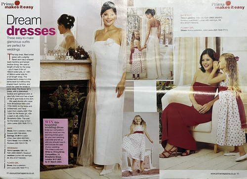 Prima sewing pattern bride - prima,