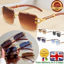 Oversized Sunglasses Womens Square Flat Top Large Black Luxury Ladies UV400 UK