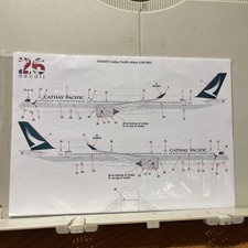 1/144  scale model airliner decals 26 Decals Cathay Pacific  Airbus A350-1041