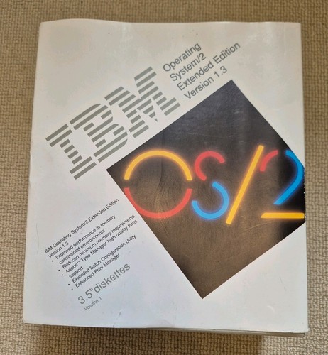 Ibm extended edition 1 - ibm, os/2
