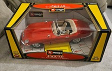 Special Collection Jaguar Type E 1961 Cabriolet Red 1/18 Burago Boxed 