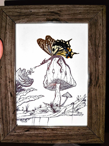 Original fairy dragon art - dragon,