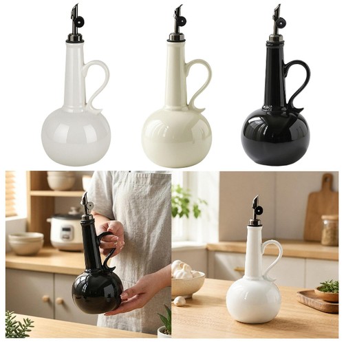 Ceramic oil dispenser - dispenser, bottle