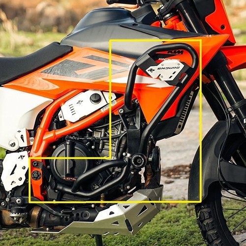 Crash guard with slider - with,