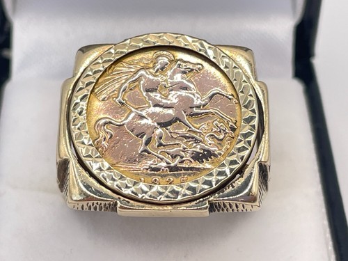 22ct gold 1925 george half - 22ct,