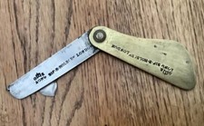 Vintage Steel And Brass Fleam ~ Blood Letting Tool G R Long London