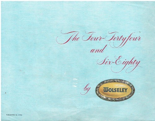 Wolseley four fortyfour - wolseley, &