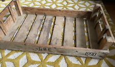 Reproduction Industrial Vintage Wooden Market Bakery Bread Fruit & Veg Box