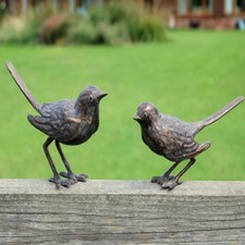 metal birds garden ornament