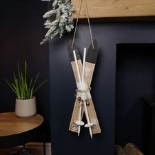 55cm Wooden Skis with