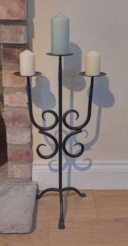 Large steel candle holder - , 3