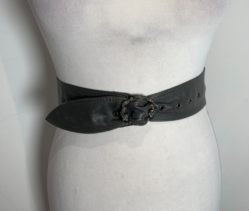 Ollie nic grey leather belt - ollie,