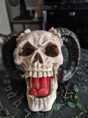 Ram horns devil - ram, skull