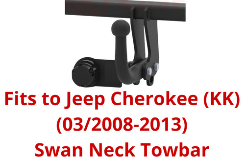 Swan neck tow bar for - swan,