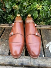 Men's - Alfred Sargent - Brown Double Buckle Shoes - UK 10