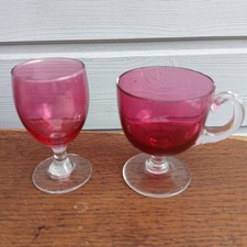 Vintage cranberry glass - vintage,