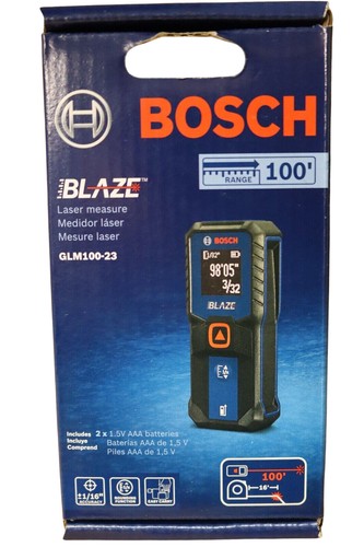 Bosch blaze 100ft backlit - blaze,
