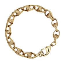 3D Tulip Gold Bracelet - Elegant Tulip Gold Jewellery for Women men - 18K Real