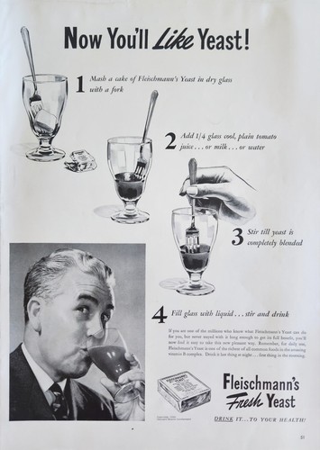 1940 fleischmanns fresh - fresh, yeast