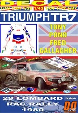 DECAL TRIUMPH TR7 V8 T.POND