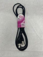 QTX Lighting DMX lead 3m XLR to XLR - Disco, DJ, Karaoke Party lights