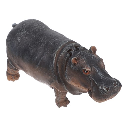 Hippo statuette fish ornaments - hippo,