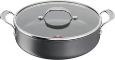 Tefal Jamie Oliver Cook's Classics Hard Anodized Shallow Pot, 30 cm, 5.4L, Non-