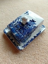 Burleigh Ware Willow Lidded