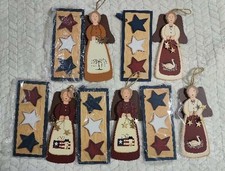 Lot of 10 Large Wooden 7.5"