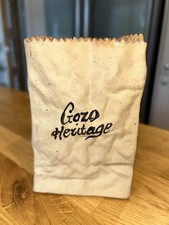 Vintage Bristow Potteries Gozo Paper bag Pot Ex Von