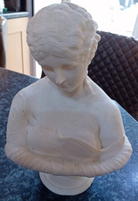 Antique Porcelain Bust - Young Woman (marked 771) good condition, 20cm tall