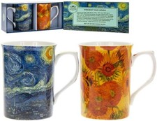 Set of 2 Van Gogh Castle Fine