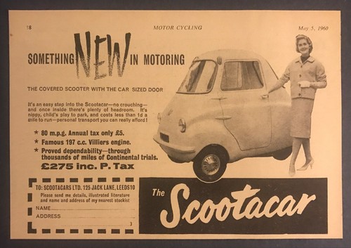 1960 british scootacar - 1960,