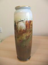 KELSALL old antique ROYAL DOULTON highland cattle PORCELAIN TALL VASE URN
