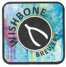 WISHBONE BREWERY  beer mat