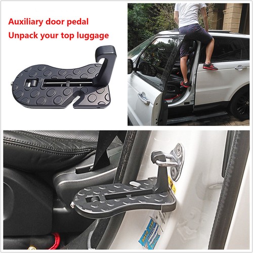 Black aluminum alloy car door - black,