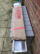 Shower Screen Bifold Door 1400mm x 840mm Glass Panel Chrome Frame