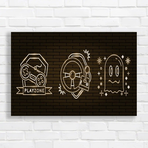 Retro playzone gaming sepia - retro,