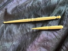 Vintage Bone Crochet Hooks