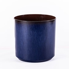 Ocean Blue Glazed Cylinder