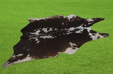 100% Genuine Cow hide Rug Area Carpet Skin Leather 15.67 sq.feet (48"x47") A 97