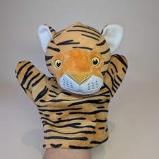 The Puppet Company Tiger Children's Hand Puppet Orange Soft Toy Wild Animal VGC 