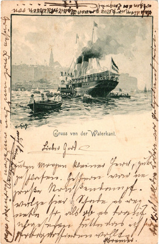 Ships steamer arriving - pc,