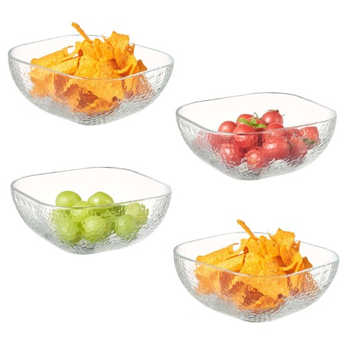 Glass square serving - square,