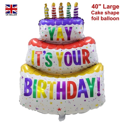 Giant cake shape balloon - cake,