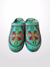 Moroccan Berber Handmade Embroidered Shoes Slippers