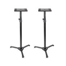 Studio Reference Monitor Speaker Floor Stands Height Adjustable HiFi Single Pair